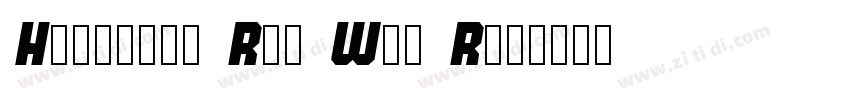 Hangtime Rad W05 Reg字体转换